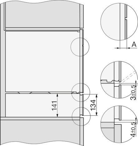 Miele EVS 7010 Fogantyú nélküli beépíthető vákuumozó fiók, 14 cm magas