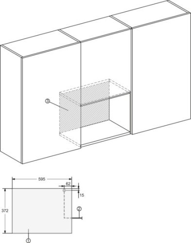 Miele M 2234 SC Beépíthető mikrohullámú sütő