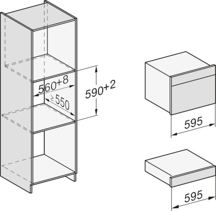 Miele DG 2840 Beépíthető gőzpároló