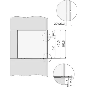   Miele CVA 7845 Beépíthető kávéfőző DirectWater funkcióval