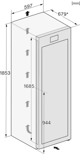 Miele KWTS 4785 F Szabadonálló borhűtő