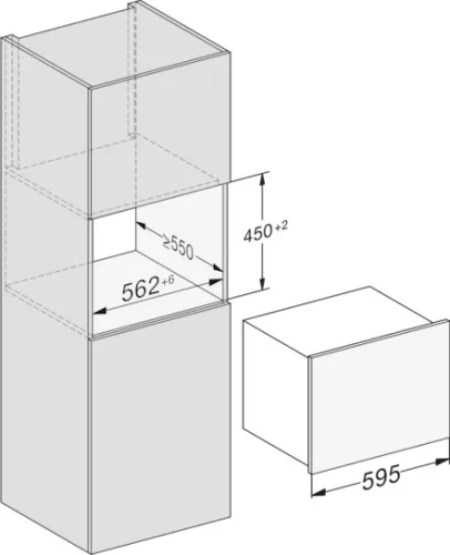 Miele KWT 7112 iG Beépíthető borhűtő, 45 cm fülkemagasság