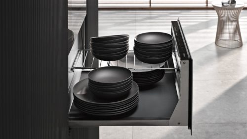 Miele ESW 7020 Fogantyú nélküli Gourmet edénymelegítő fiók–29 cm magas,