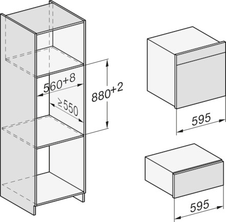 Miele DGC 7865 HCX Pro Fogantyú nélküli gőzsütő vezetékes vízcsatlakozással