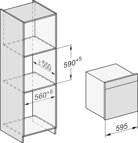 Miele DGC 7865 HCX Pro Fogantyú nélküli gőzsütő vezetékes vízcsatlakozással