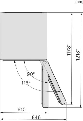 Miele KFN 4377 CD Szabadonálló hűtő-fagyasztó