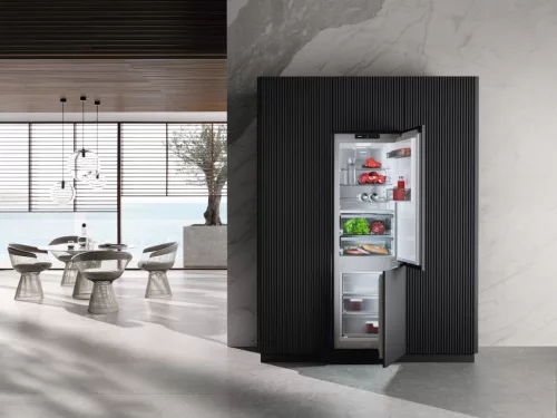 Miele KFN 7744 C Beépített hűtő-fagyasztó, 178 cm fülkemagasság