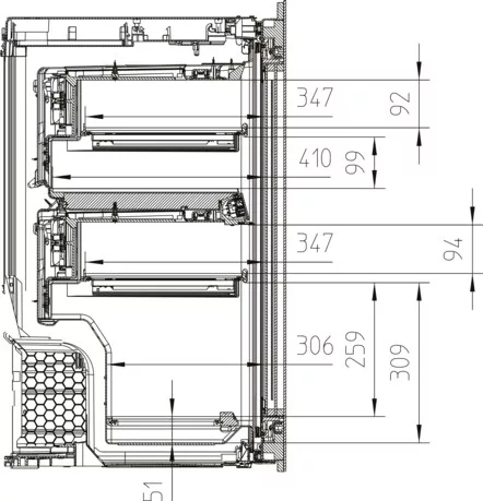 Miele KWT 6422 iG-1 Beépíthető borhűtő, 88 cm fülkemagasság