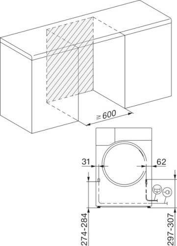 Miele TSL683WP EcoSpeed&Steam&9kg T1 hőszivattyús szárítógép