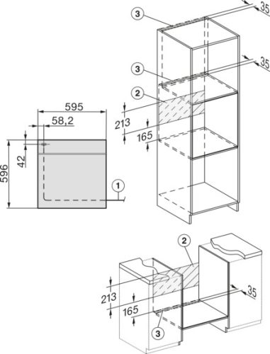 Miele H 7860 BPX Fogantyú nélküli sütő