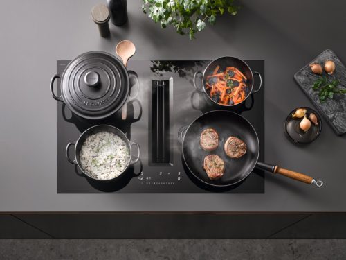 Miele KMDA 7676-1 FL BlackPerfection Indukciós főzőlap beépített páraelszívóval