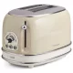 ARIETE 155 BG VINTAGE kenyérpirító, 810 W, 6 pirítási szint, bézs