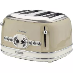   ARIETE 156 BG Vintage 4 szeletes kenyérpirító, 1600 W, 6 pirítási szint, bézs