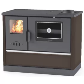   WARNEX 4020 barna sparhelt fatüzeléssel, 7,1 kW teljesítménnyel