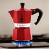 Bialetti 0004942 Moka Express kotyogós kávéfőző, piros, 3 adag