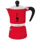 Bialetti Rainbow 4962 kotyogós kávéfőző, 3 adag, piros