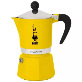 Bialetti Rainbow 4982 kotyogós kávéfőző, 3 adag, sárga