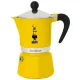 Bialetti Rainbow 4982 kotyogós kávéfőző, 3 adag, sárga