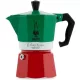 Bialetti Moka Express Italia 5322 kotyogós kávéfőző, 3 személyes, trikolor