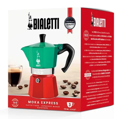 BIALETTI 5322 MOKA EXPRESS ITALIA kávéfőző kotyogós 3 személyes