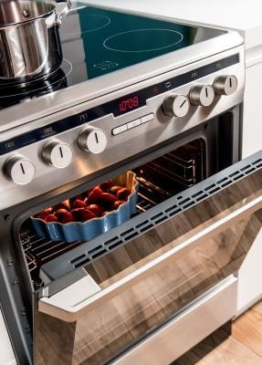 AMICA 54037 kerámialapos tűzhely, Inox