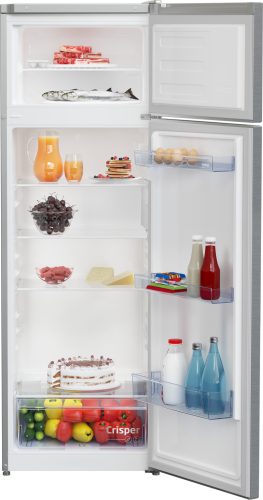 Beko RDSA280K40SN inox felülfagyasztós hűtőszekrény