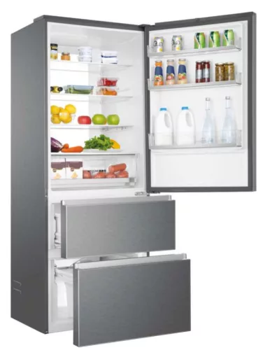 HAIER A3FE743CPJ háromajtós alulfagyasztós hűtőszekeény