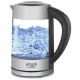 Adler Europe AD 1247 elektromos üveg vízforraló, hőmérséklet-szabályozással, 1,7 liter