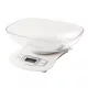 Adler Europe AD 3137 fehér konyhai mérleg mély műanyag tálcával, 5kg kapacitás, 1g pontosság