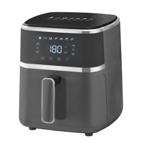   TOO AF-140B-1400W fekete 5 l forrólevegős sütő (air fryer/airfryer) digitális vezérléssel 