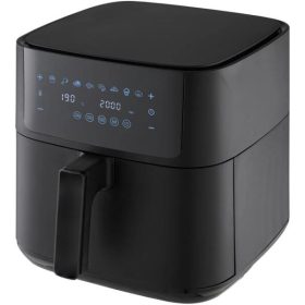   TOO AF-850-B-1800 W fekete 8 L forrólevegős sütő (air fryer/airfryer) digitális vezérléssel 