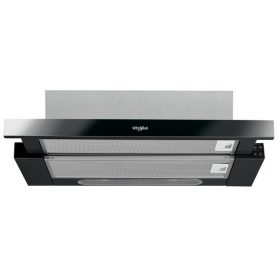   WHIRLPOOL AKR 750 G K Fekete üveg paneles beépíthető teleszkópos páraelszívó