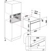 WHIRLPOOL AMW 730 NB beépíthető mikrohullámú sütő