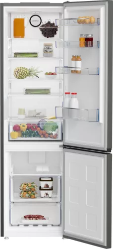 Beko B1RCNA404G alulfagyasztós hűtőszekrény, No Frost, 355 l, titánszürke