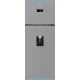 BEKO B5RDNE504LDXB felülfagyasztós hűtő‑fagyasztó, No‑Frost, 477 l, csiszolt ezüst
