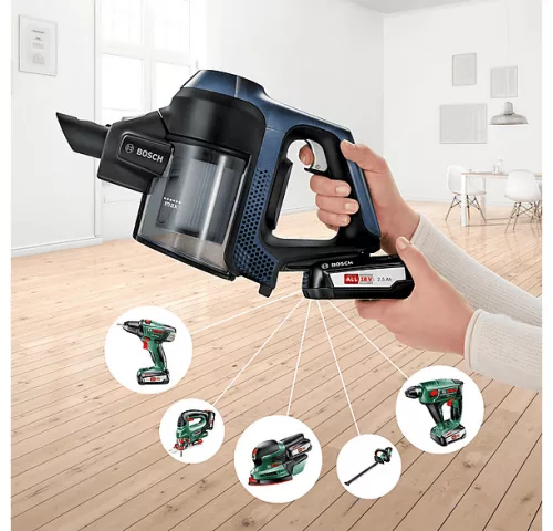 BOSCH BCS611P4A Unlimited Series 6 vezeték nélküli álló porszívó, Li-Ion akkumulátorral