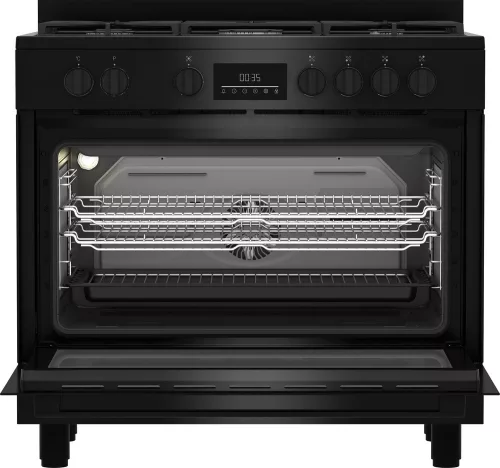 Beko BGM 11226 EB kombinált tűzhely, 5 gázfőzőzónával és 111 literes sütővel