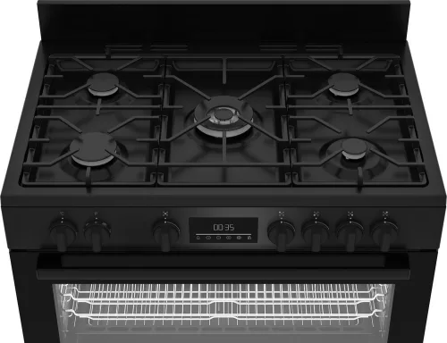 Beko BGM 11226 EB kombinált tűzhely, 5 gázfőzőzónával és 111 literes sütővel