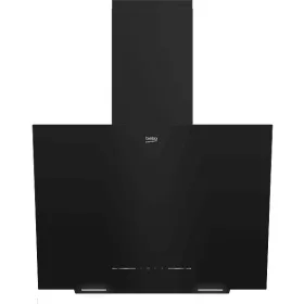   BEKO BHCA62442BBH beépíthető döntött ernyős kürtős páraelszívó 60 cm, fekete, C energiaosztály