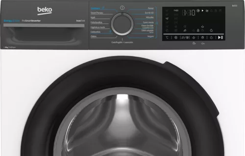 Beko BM3WFSU48415HU 8 kg A energiaosztályú, 1400 ford./perc mosógép SteamCure gőzfunkcióval