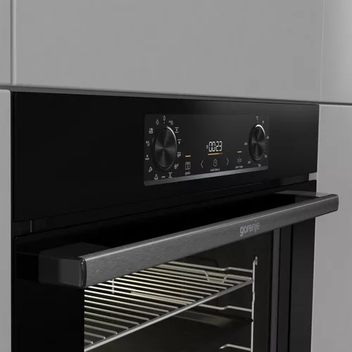 GORENJE BPS6737E14BG beépíthető sütő, 77 l, AirFry, pirolitikus tisztítás