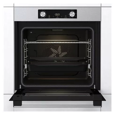 Gorenje BPS6737E14X beépíthető multifunkciós sütő A+ energiaosztállyal, AirFry és ExtraSteam funkcióval