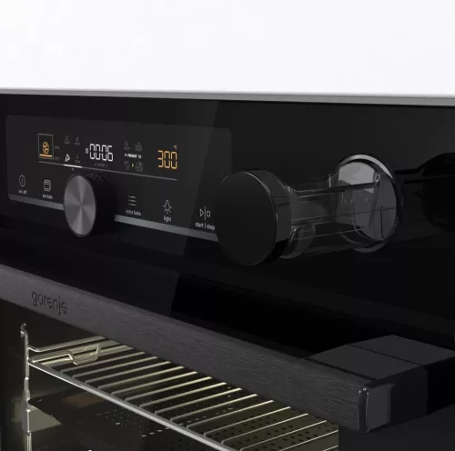 Gorenje BPSA6747A08BG beépíthető multifunkciós sütő gyors előmelegítéssel és pirolitikus tisztítással