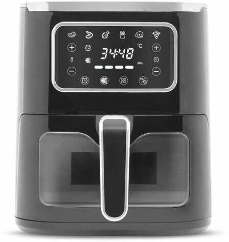 BEWELLO BW1002B forrólevegős sütő, 5 literes