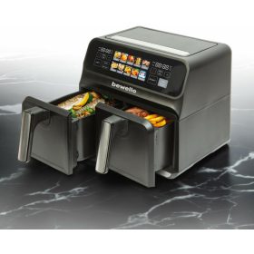 BEWELLO BW1002D forrólevegős sütő XXL, 4+4 liter