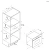 Candy CA38SMBF7XS beépíthető mikrohullámú sütő, 24 l, grill, érintővezérlés