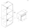 Candy CA6 NP3T2HTW beépíthető sütő, 78 l, fehér, hidrolitikus, A+