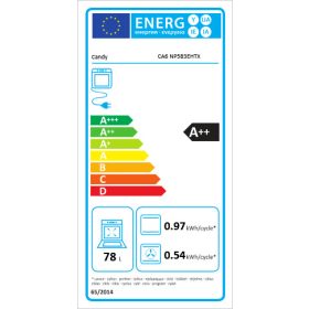 CANDY CA6 NP5B3EHTX beépíthető sütő