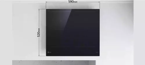 LG CBIZ2437B beépíthető indukciós főzőlap, Flex mód, Boost funkció, fekete