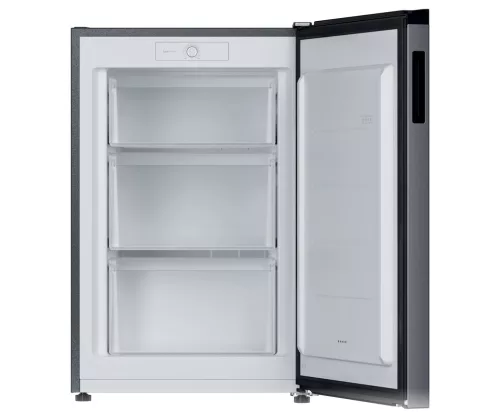 Candy CNUQ2L58EX City Mini Freezer 300 fagyasztógép, 90 l, E energiaosztály, ezüst, megfordítható ajtó